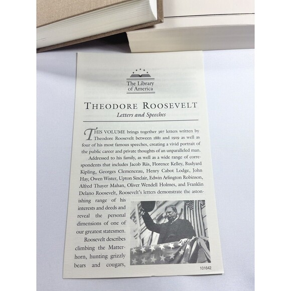 Theodore Roosevelt Letters & Speeches Library of America 2004 With Slipcover - Picture 4 of 11